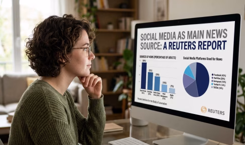 Social media as main news source Reuters report