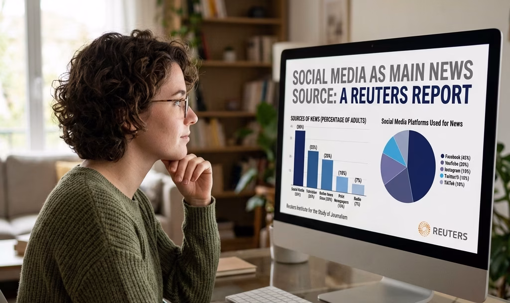 Informe Reuters 2026: La Influencia noticiosa de TikTok e Instagram crece