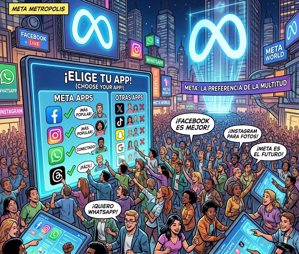 Meta sigue teniendo el mayor alcance en redes sociales