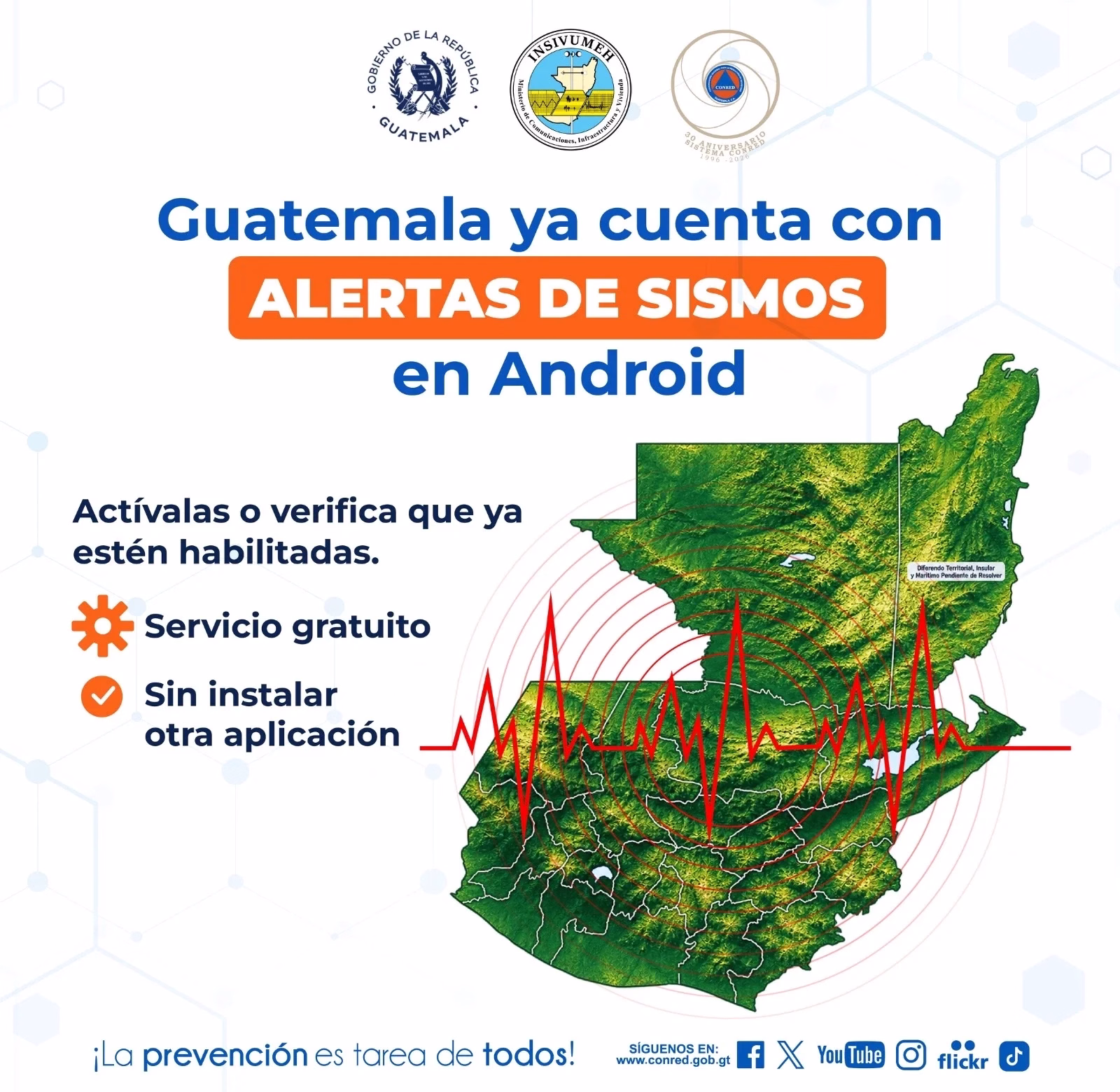 Google lanza alertas sísmicas para teléfonos Android en Guatemala
